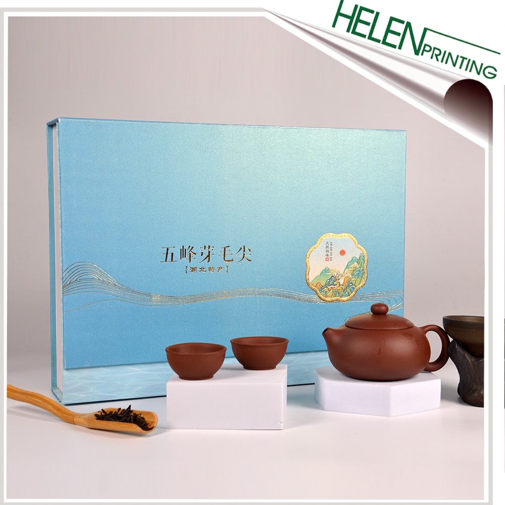 毛尖茶葉禮品翻蓋盒